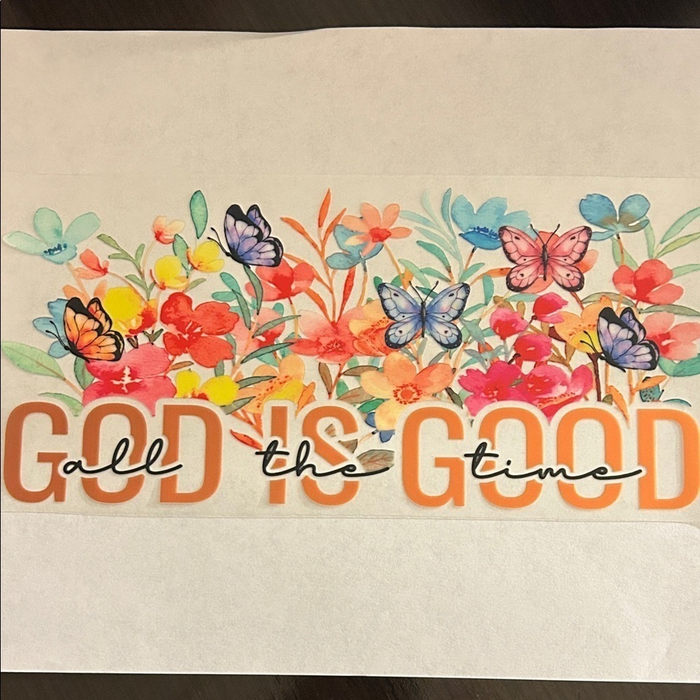God is Good Cup Decal 203